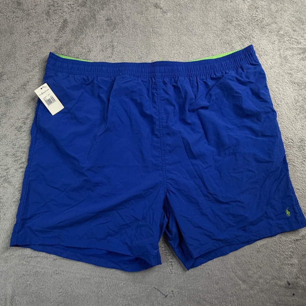 NWT Polo Ralph Lauren Swim Trunks Mens 3XLT Blue Big & Tall Mesh Lined